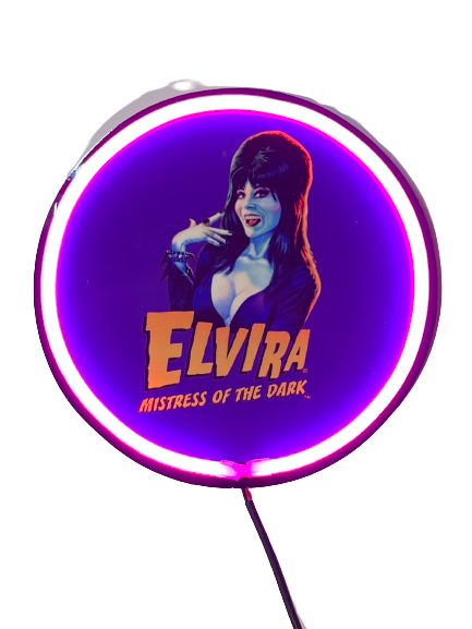 Elvira Mistress of the dark Neon Desk Light