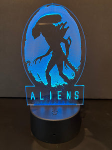Aliens Xenomorph Night Light Desk Light
