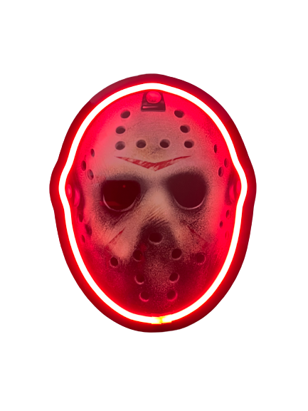 Jason Voorhees Mask Neon Light