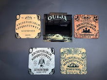 Load image into Gallery viewer, Ouija Spirit Board Sublimated Coaster 4 Pack (Cork)