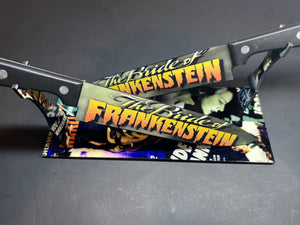Bride of Frankenstein Knife Set With Sublimated Stands