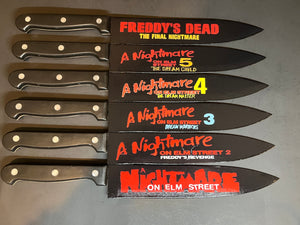 A Nightmare On Elm Street 1-6 Knife Set