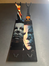 Load image into Gallery viewer, Halloween 1 & 2 Knife Set With Sublimated Stands