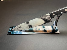 Load image into Gallery viewer, Ted Bundy Serial Killer Horror Kitchen Knife With/Without Sublimated Stand