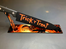 Load image into Gallery viewer, Trick R Treat Knife With/Without Sublimated Stand