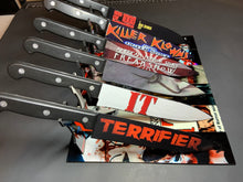Load image into Gallery viewer, Clown Horror Collection 6 Kitchen Knife Set With/Without Sublimated Stands