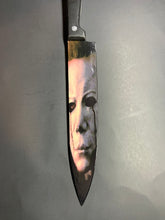 Load image into Gallery viewer, Halloween II Knife With Sublimated Stand