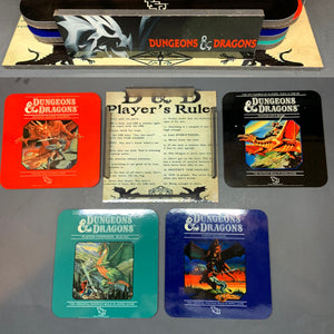 D&D Dungeons and Dragons Coasters 4 Pack (Cork)