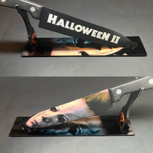 Load image into Gallery viewer, Halloween II Knife With Sublimated Stand