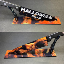 Load image into Gallery viewer, Halloween Kills Knife With Sublimated Stand