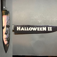 Load image into Gallery viewer, Halloween II Knife With Sublimated Stand