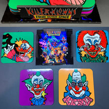 Load image into Gallery viewer, Killer Klowns From Outer Space 4 Piece Coaster Set (Cork)