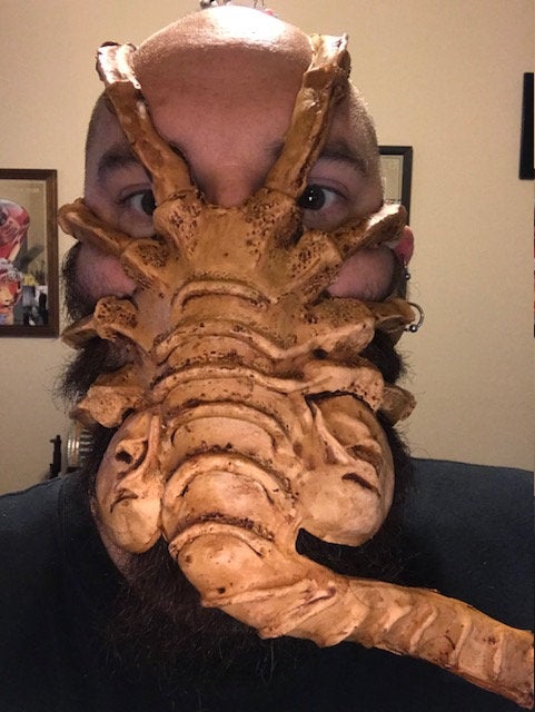 Face Mask Face Hugger Mask Xenomorph Alien Covid Corona Face Shield N Dead Dave Designs