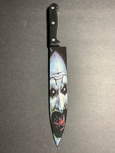 Load image into Gallery viewer, Terrifier Art the Clown Kitchen Knife With/Without Sublimated Stand