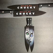 Load image into Gallery viewer, Bride of Chucky Tiffany 2 Kitchen Knife Set With/Without Sublimated Stand