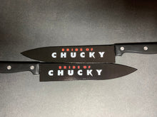 Load image into Gallery viewer, Bride of Chucky Tiffany 2 Kitchen Knife Set With/Without Sublimated Stand