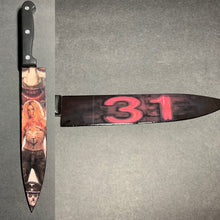 Load image into Gallery viewer, 31 Rob Zombie Horror Knife With/Without Sublimated Stand