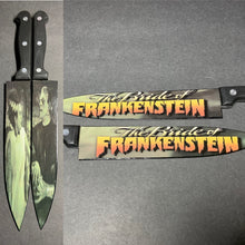 Load image into Gallery viewer, Bride of Frankenstein Knife Set With Sublimated Stands