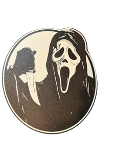 Scream Ghostface 3D Printed Night Light Wall Light