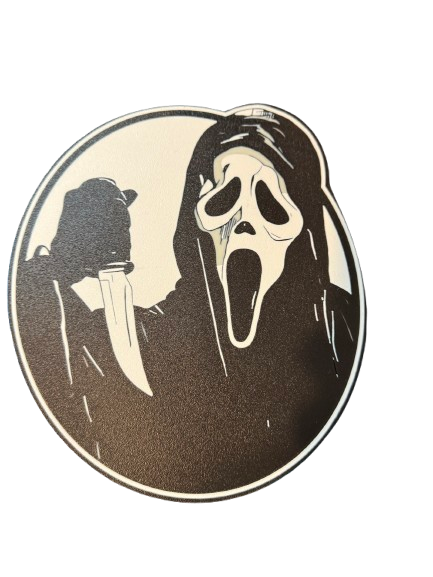 Scream Ghostface 3D Printed Night Light Wall Light