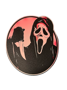 Scream Ghostface 3D Printed Night Light Wall Light