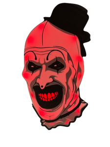 Terrifier Art the Clown 3D Printed Night Light Wall Light