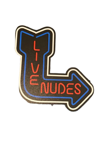 Live Nudes 3D Printed Night Light Wall Light