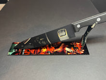 Load image into Gallery viewer, Thanksgiving Horror Movie 2023 Kitchen Knife With Stand