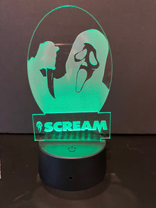 Scream Ghostface Night Light Desk Light