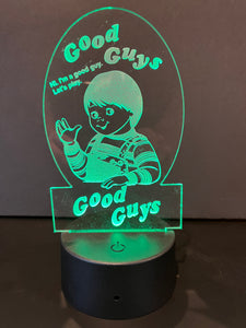 Good Guys Childs Play Night Light Chucky Desk Light
