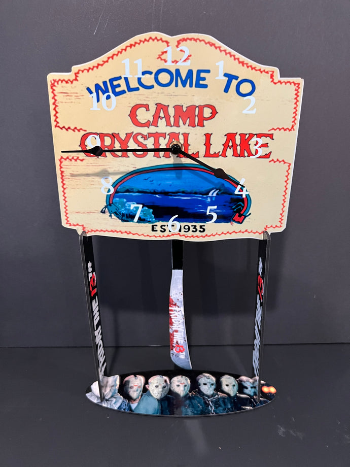 Friday the 13th Camp Crystal Lake Clock