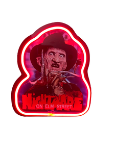 Nightmare on Elm St Freddy Krueger Neon Light