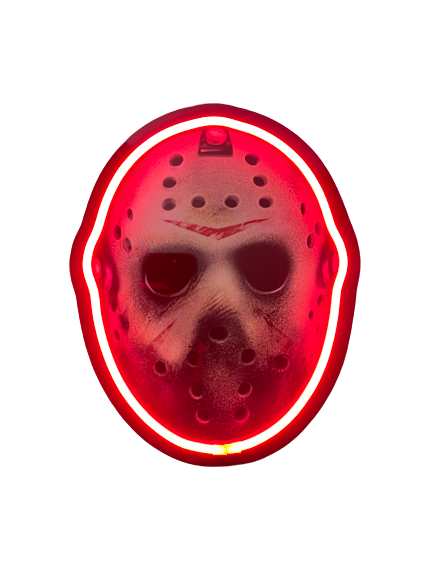 Jason Voorhees Mask Neon Light – Dead Dave Designs