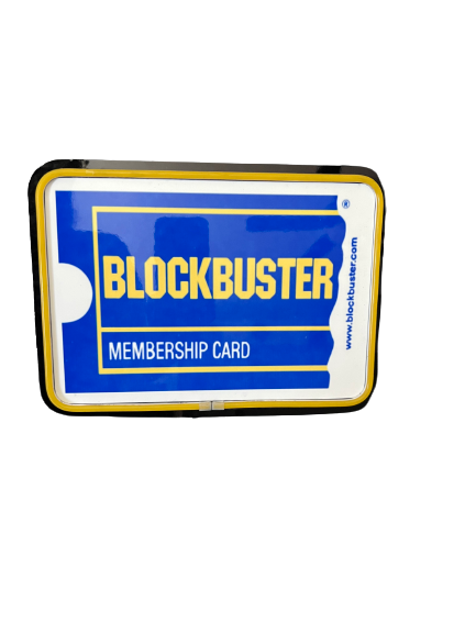 Blockbuster Membership Card Neon Light