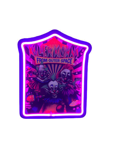 Killer Klowns From Outer Space Tent Neon Light