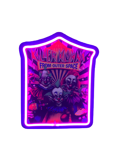 Killer Klowns From Outer Space Tent Neon Light – Dead Dave Designs
