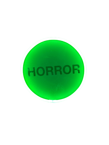 Horror VHS Label Neon Desk Light