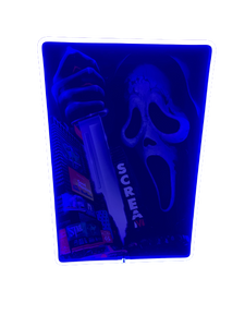 Scream 6 Movie Poster Neon Light