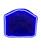 Load image into Gallery viewer, Camp Crystal Lake Neon Light