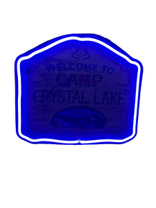 Camp Crystal Lake Neon Light