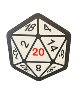 Load image into Gallery viewer, Dungeons and Dragons D20 3D Printed Night Light Wall Light