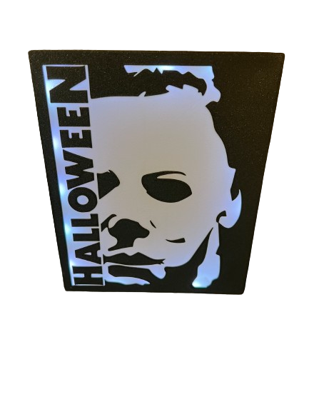 Michael Myers Halloween 3D Printed Night Light Wall Light