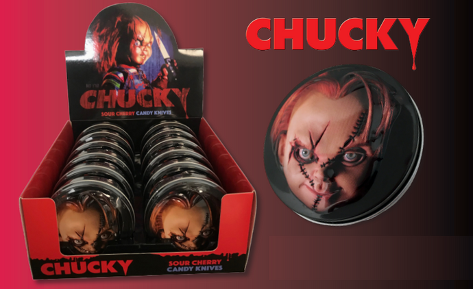 Chucky Sour Candy Tin