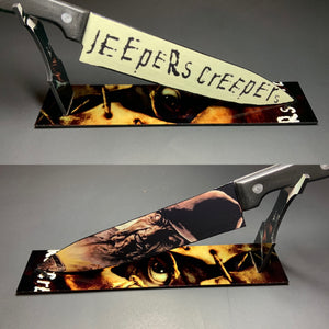 Jeepers Creepers 2001 Knife With/Without Sublimated Stand
