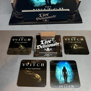 The Witch Black Phillip Coaster 4 Piece Set Sublimated (Cork)
