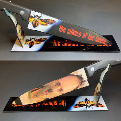 Silence Of The Lambs Knife Set With Sublimated Stand