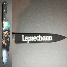 Load image into Gallery viewer, Leprechaun Kitchen Knife With Sublimated Stand