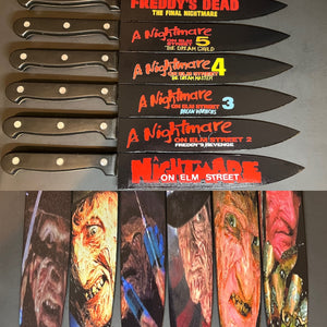 A Nightmare On Elm Street 1-6 Knife Set
