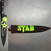 Load image into Gallery viewer, Stab From Scream Movie Knife With Sublimated Stand