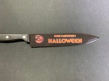 Load image into Gallery viewer, Halloween 1978 Myers Knife With Sublimated Stand